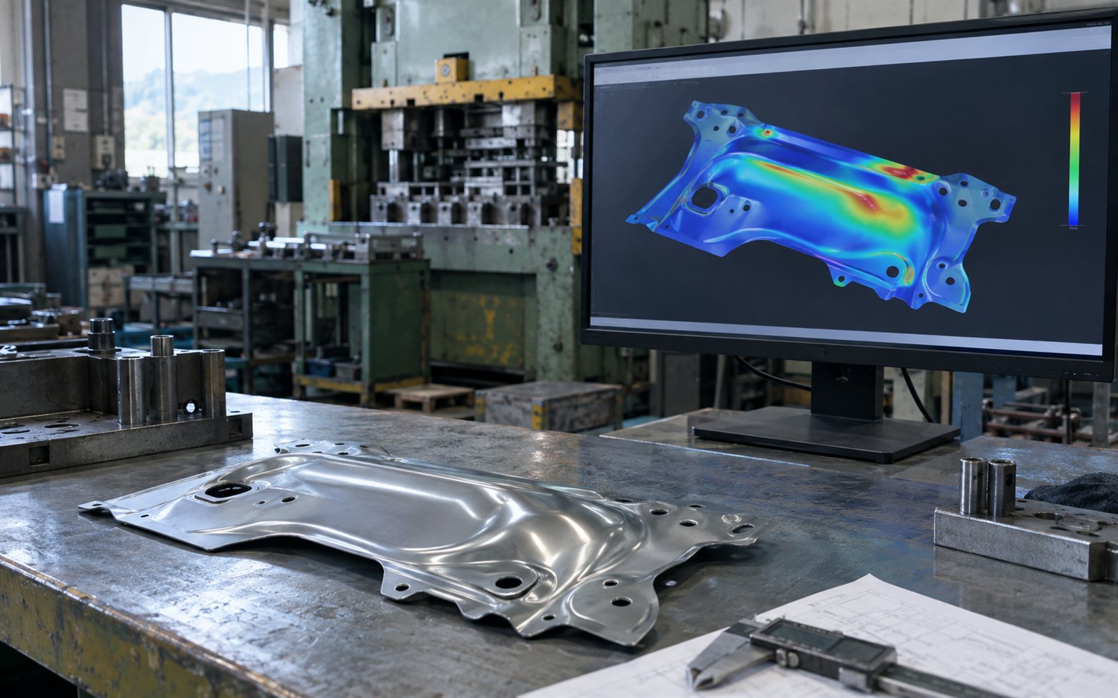 VISIの機能｜VISI Progress｜プレス成形シミュレーションと組み合わせて、さらに確実に